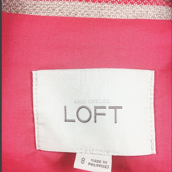 SOLD!!!      💝Super Cute Ann Taylor Loft Striped Blazer💝 - Picture 6 of 6